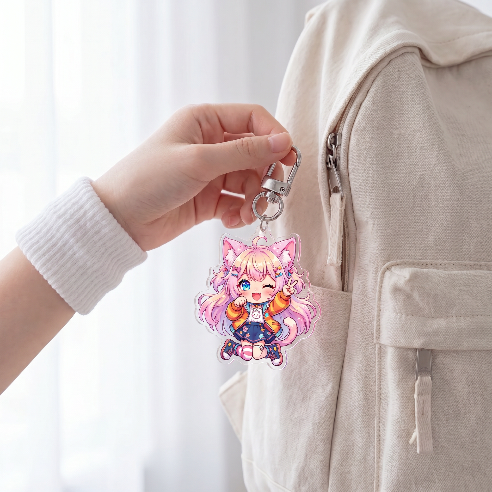 Acrylic keychain